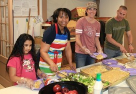 People Serving Food - Lunch Program